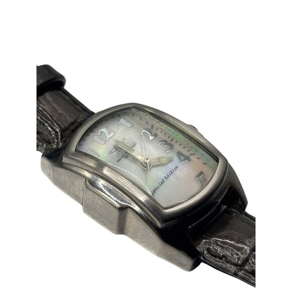 Invicta Watch Special Edition #5168 Swiss Parts Movement SS Case, Leather VTG - Picture 5 of 14